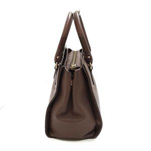 Salvatore Ferragamo Tan Pink Leather Becky Handbag